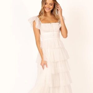 Petal & Pup White Maxi Dress